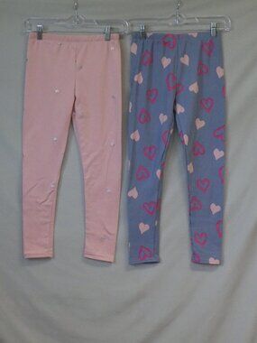 Pink Velvet Fleece Girls Leggings (Set of 2) NWOT